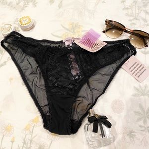 NWT! Savage X Fenty Lace Sheer Underwear Size Large